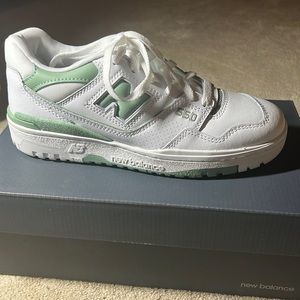 New Balance 550 - White Mint Green
